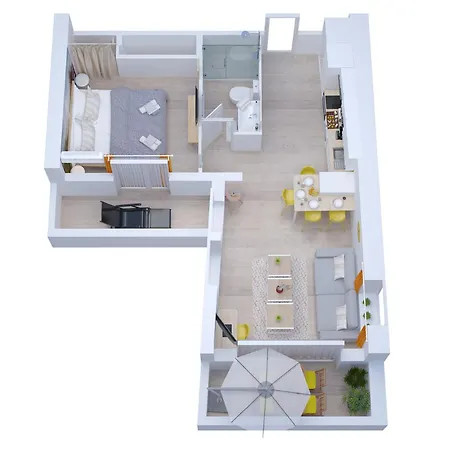 Soleil D'été - Netflix&wifi - Balcon - Climatisation - Parking Gratuit - Check-in 24h24 - Emplacement Vélos - Goodmarning Appartamento Châlons-en-Champagne