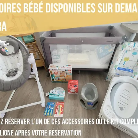 Soleil D'ete - Netflix & Wifi - Balcon - Climatisation - Parking Gratuit - Check-in 24h24 - Emplacement Velos - Goodmarning Apartman *